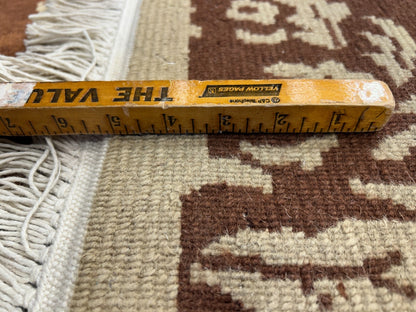 7'11"x9'11" Hand-Knotted 100% Wool Pile Tibetian Area Rug - Carpet