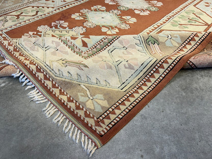 8'10"x11'8" Hand-Knotted 100%  Wool Pile Kazak Rug