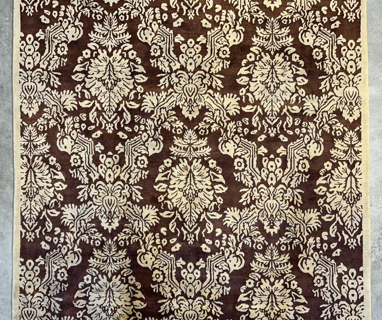 7'11"x9'11" Hand-Knotted 100% Wool Pile Tibetian Area Rug - Carpet