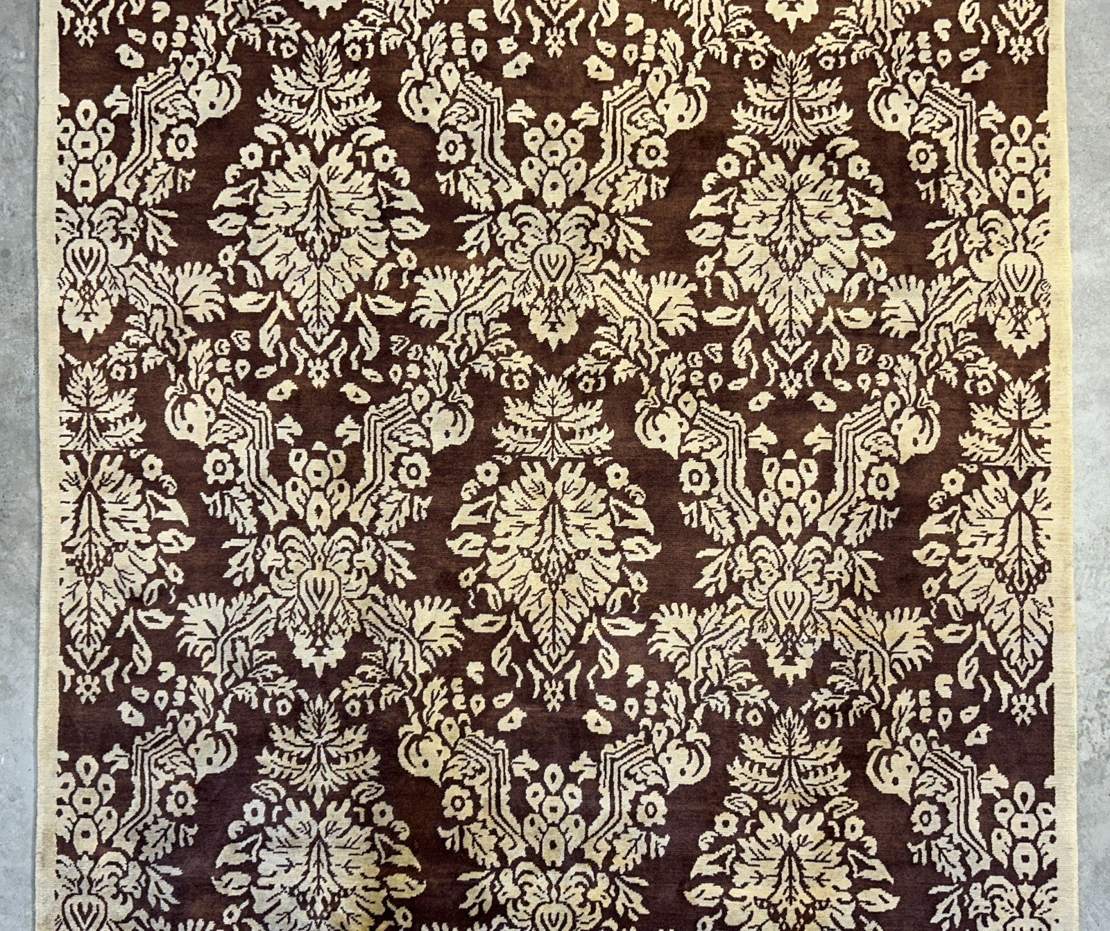 7'11"x9'11" Hand-Knotted 100% Wool Pile Tibetian Area Rug - Carpet