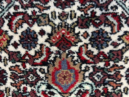 3'10"x5'10" Hand-Knotted 100% Wool Pile Indobijar Area Rug - Carpet