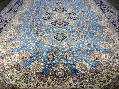6'x9' Exquisite Hand-Knotted 100% Silk Oriental Rug
