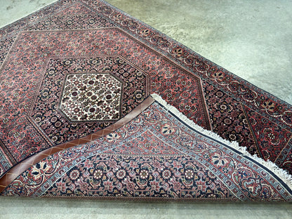 3'8"x5'10" Hand-Knotted 100% Wool Bidjare Carpet - Area Rug