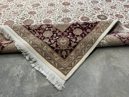 9'x12' Very Fine Hand-Knotted 100% Lamb Wool Pile PakPersian Rug