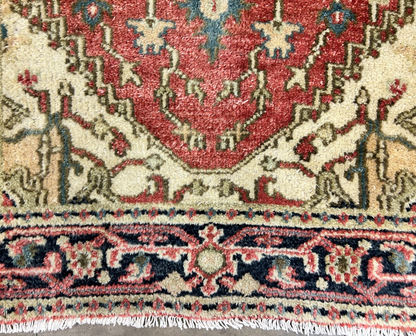 3'x5' Hand-Knotted 100% Wool Pile IndoSerapi Rug