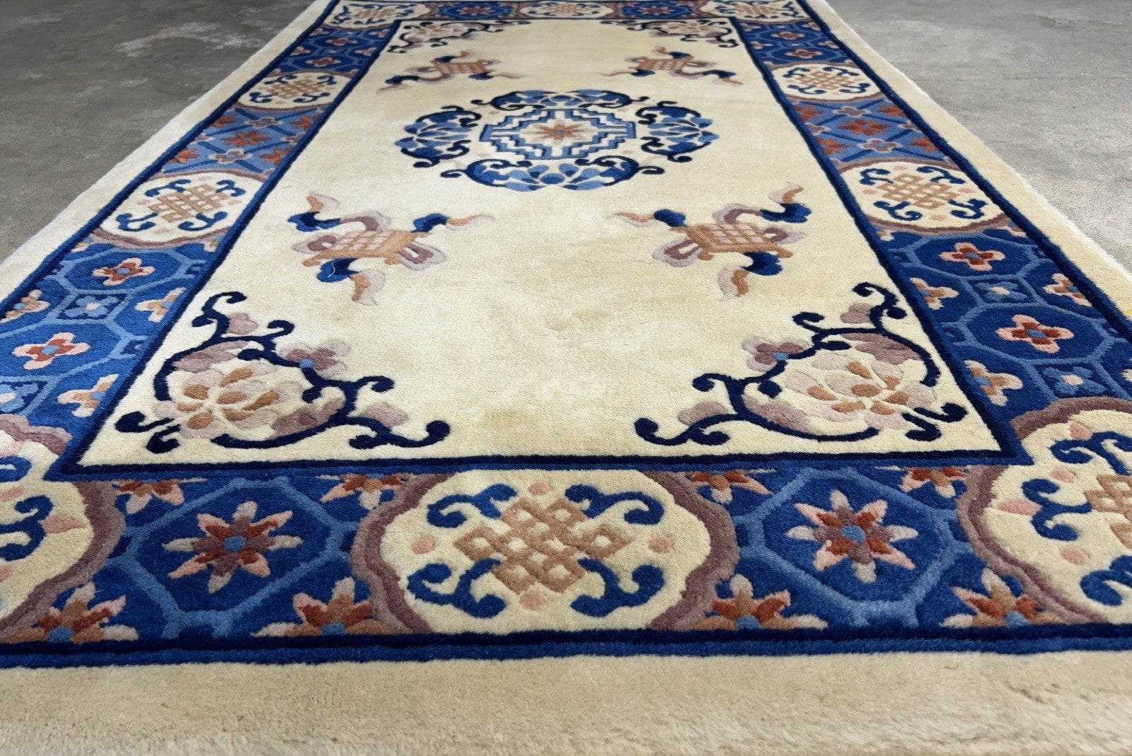 3’1”x5’2” Hand-Knotted 100% Wool Pile Oriental Area Rug - Carpet