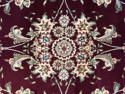 9'x12' Hand-Knotted Wool & Silk Pile SinoPersian Rug