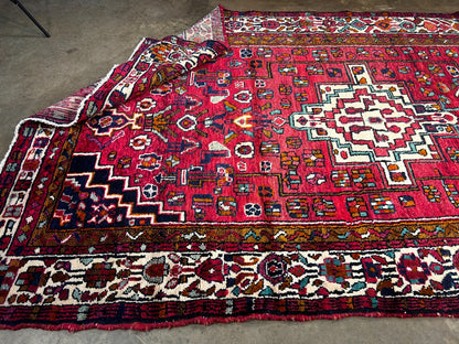 5'5" x 10'1" Hand-Knotted 100% Wool Carpet - Hamadane Area Rug