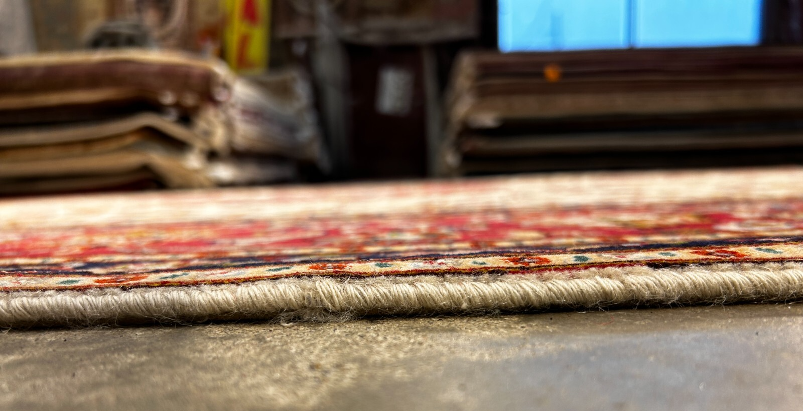 8'3"x11'7'' Very Fine Hand-Knotted Silk & Wool Tabrize Area Rug - Area Carpet