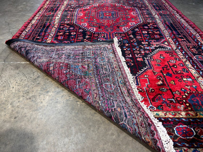 5'0" x 9'5" Hand-Knotted 100% Wool Pile Nahavande Area Rug - Carpet