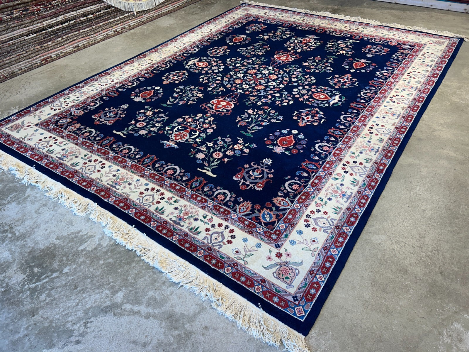 9'x12' Fine Hand-Knotted 100% Lamb Wool Pile SinoPersian Rug