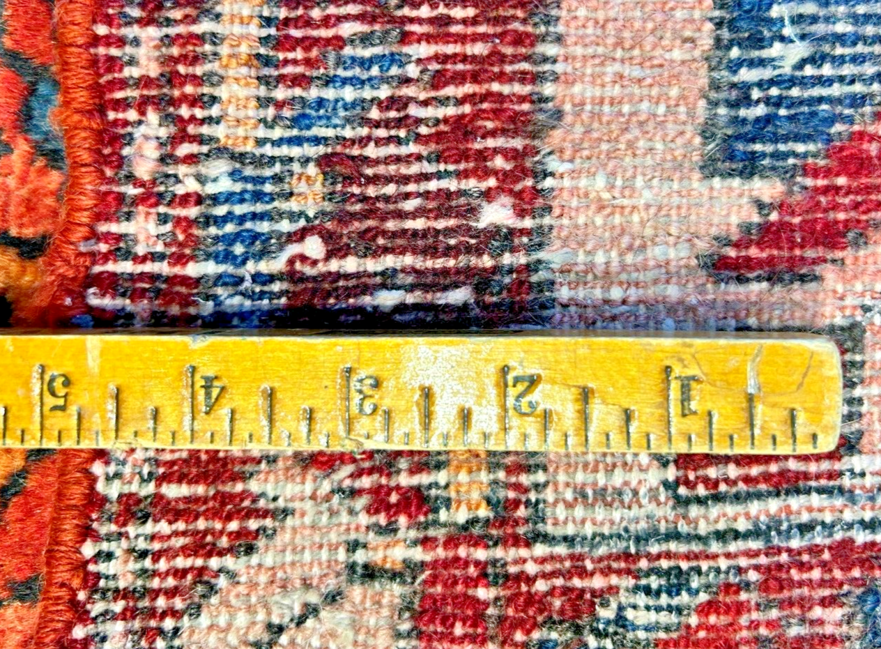 7'0"x9'11" Hand-Knotted 100% Lamb Wool Bakhtiarie Carpet - Area Rug