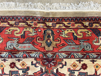 10'2"x13'11" Hand-Knotted 100% Wool Pile IndoHeriz Rug