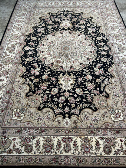 6'x9' Hand-Knotted 100% Wool Pile SinoPersian Carpet - Area Rug