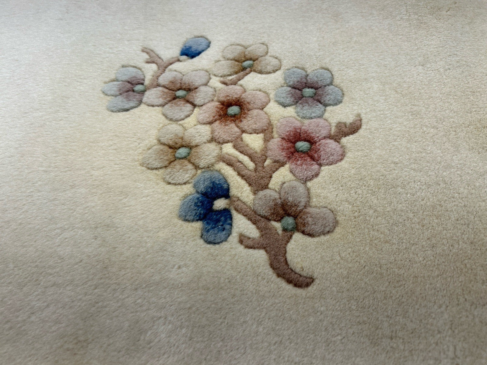 7’10”x10’1” Hand-Knotted 100% Wool Pile Oriental Area Rug - Carpet