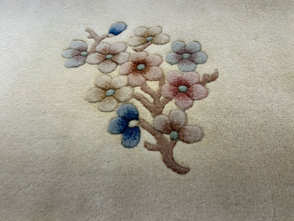 7’10”x10’1” Hand-Knotted 100% Wool Pile Oriental Area Rug - Carpet