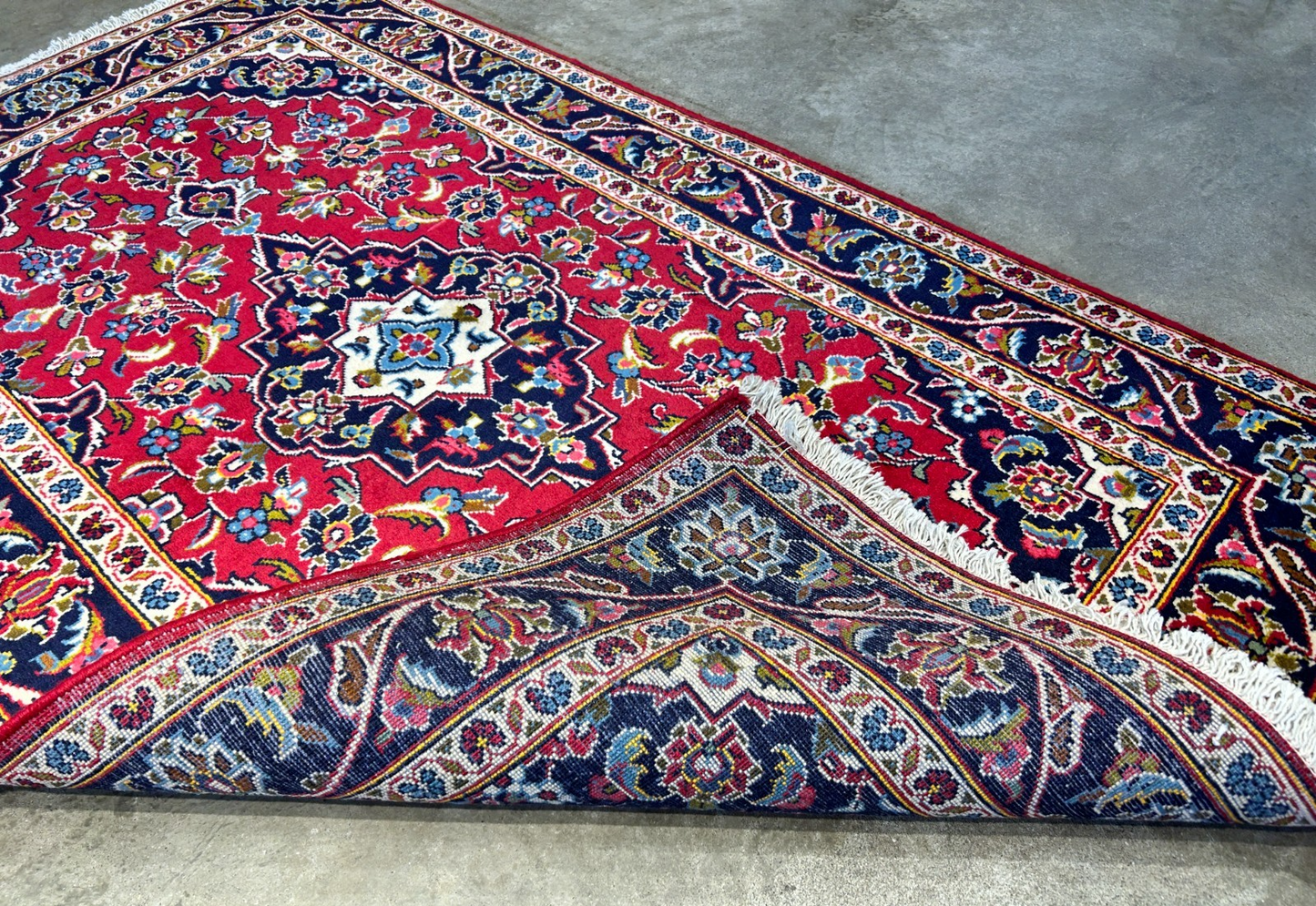 3'3"x5'6'' Hand-Knotted 100% Wool Persiane Kashane Area Rug