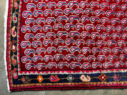 4'2" x 8'1" Hand-Knotted 100% Wool Carpet - Bidjare Area Rug