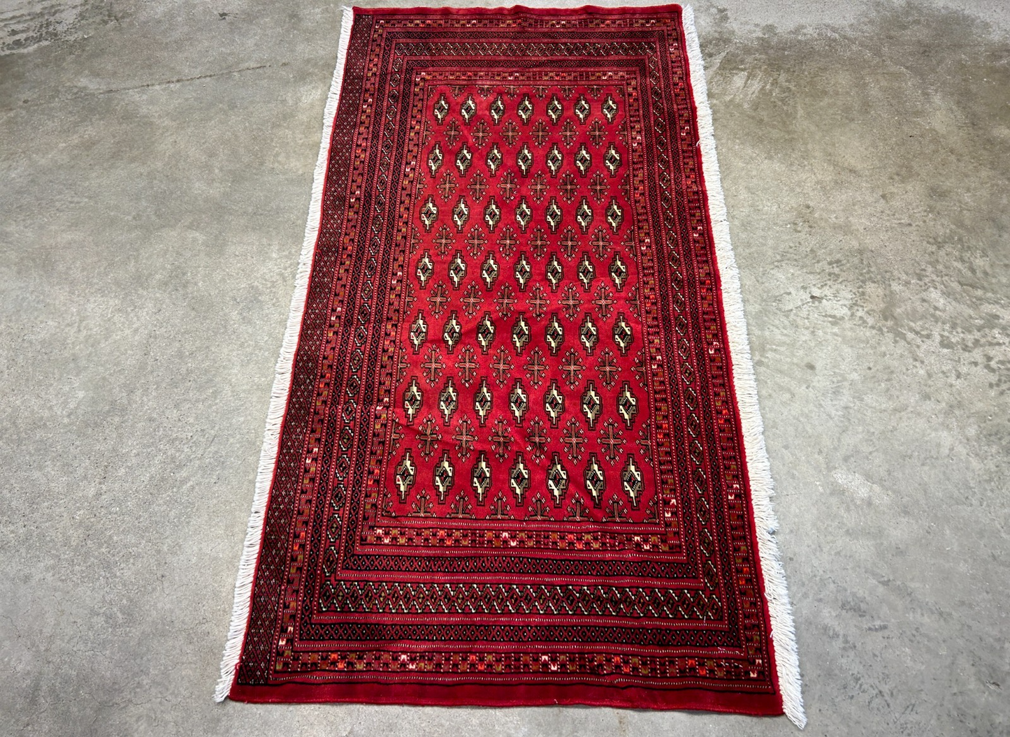 2'5"x4'9" Hand-Knotted 100% Wool Persiane Turkamane Area Rug