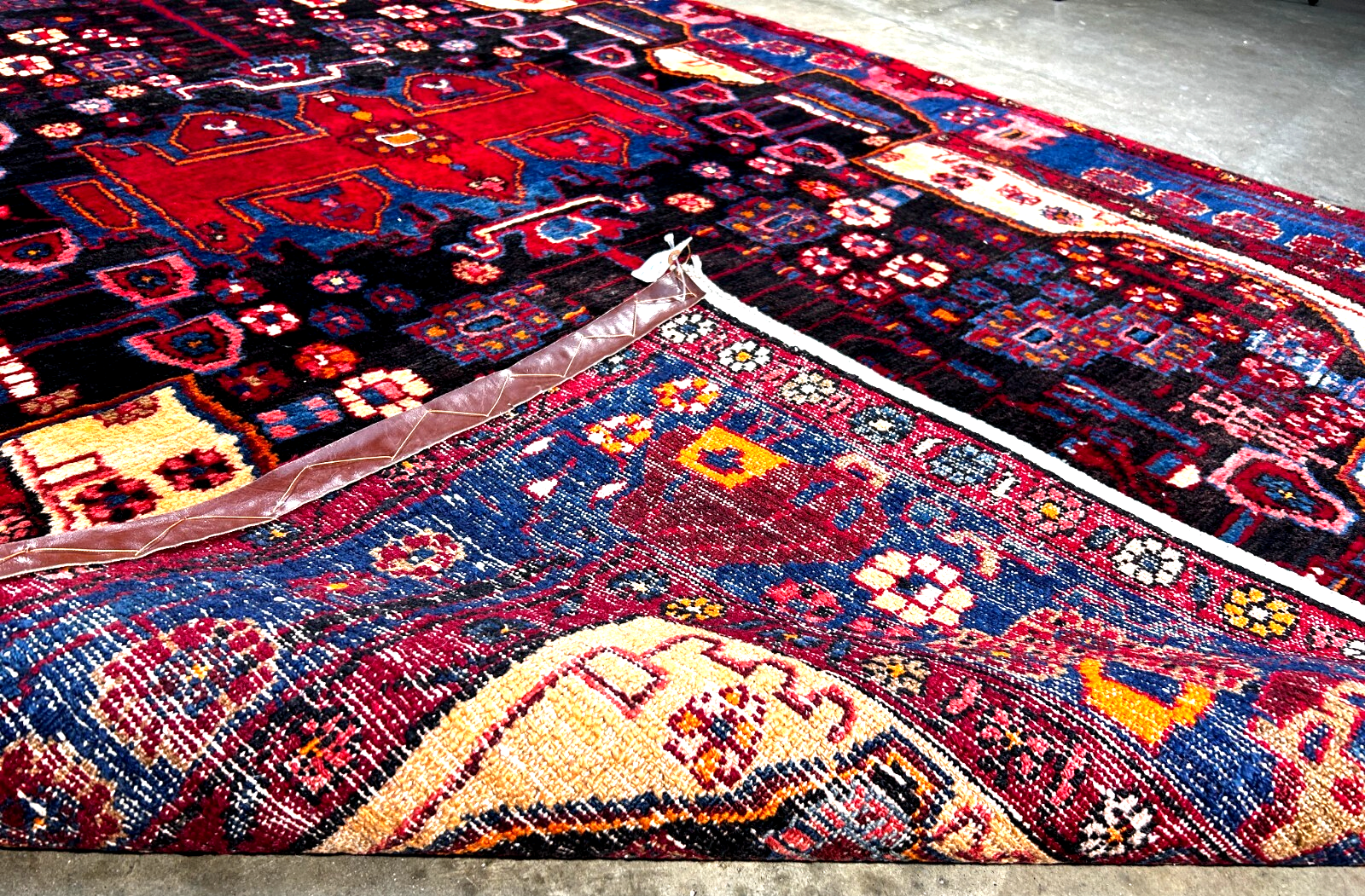 5'0" x 8'9" Hand-Knotted 100% Lamb Wool Pile Nahavande Area Rug - Carpet