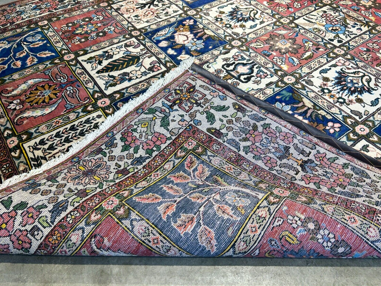 6'6"x10'0" Hand-Knotted 100% Lamb Wool Bakhtiarie Carpet - Area Rug