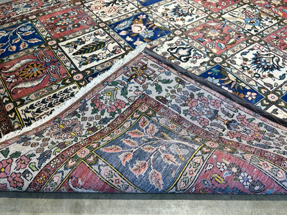 6'6"x10'0" Hand-Knotted 100% Lamb Wool Bakhtiarie Carpet - Area Rug