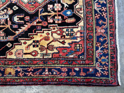 5'4" x 10'9" Hand-Knotted 100% Wool Pile Nahavande Area Rug - Carpet