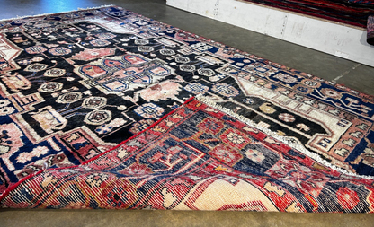 4'7" x 7'10'' Hand-Knotted 100% Lamb Wool Carpet - Nahavande Area Rug