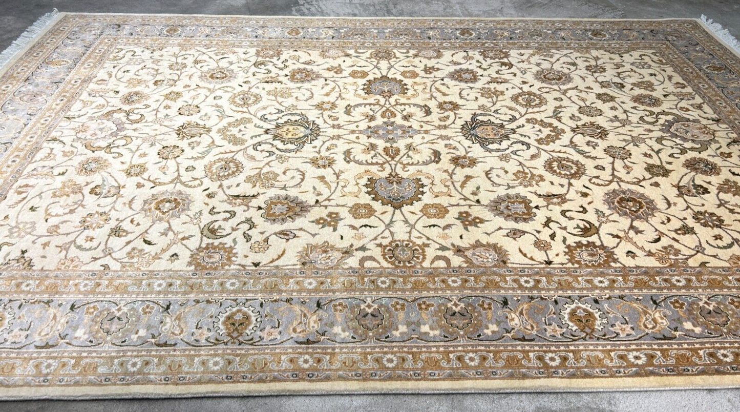 6'x 9' Hand-Knotted 100% Wool Carpet - Pakistan Kashane Area Rug