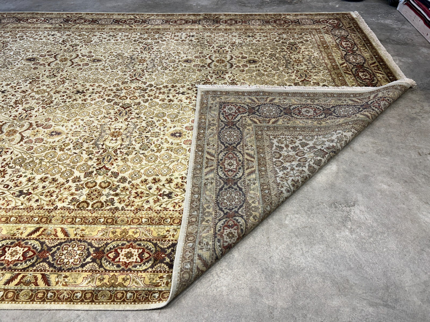 8'10"x11'10" Hand-Knotted 100% Wool Pile Oriental Rug