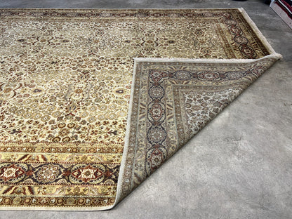 8'10"x11'10" Hand-Knotted 100% Wool Pile Oriental Rug