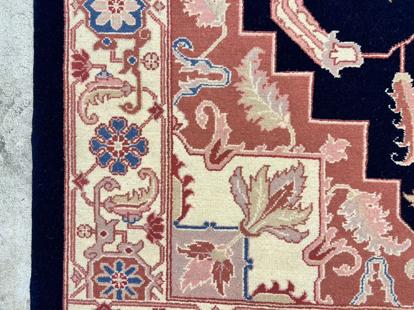 6'x 9' Hand-Knotted 100% Wool Carpet - Herize Design Area Rug