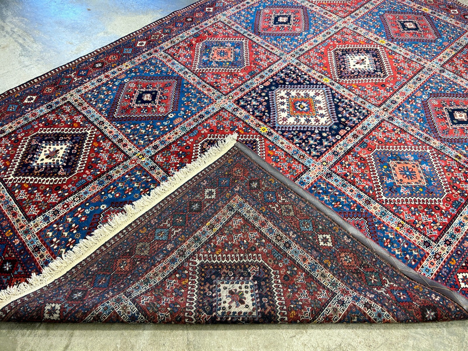 7'x9'7" Hand-Knotted 100% Wool Pile Yalame Carpet - Area Rug