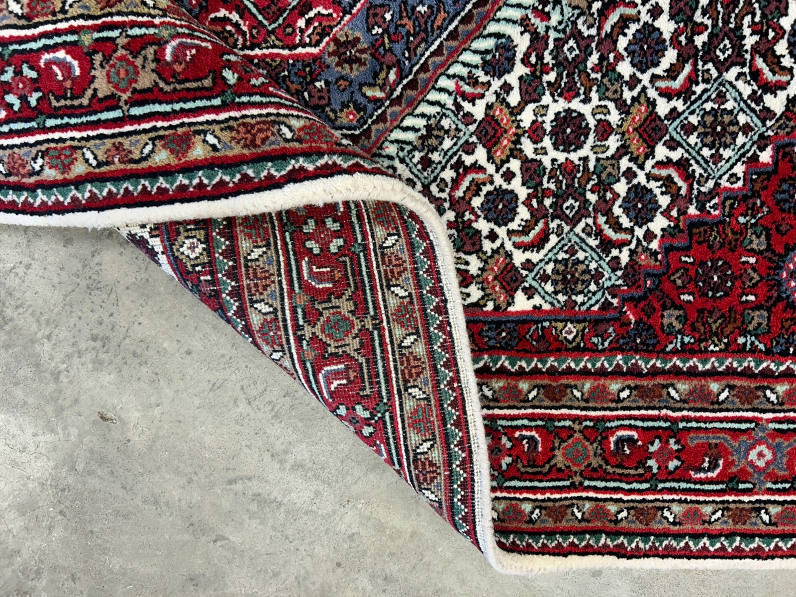 3'10"x5'10" Hand-Knotted 100% Wool Pile Indobijar Area Rug - Carpet