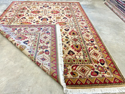 8'11" x 12' Hand-Knotted 100% Wool Carpet - Herize Design Area Rug