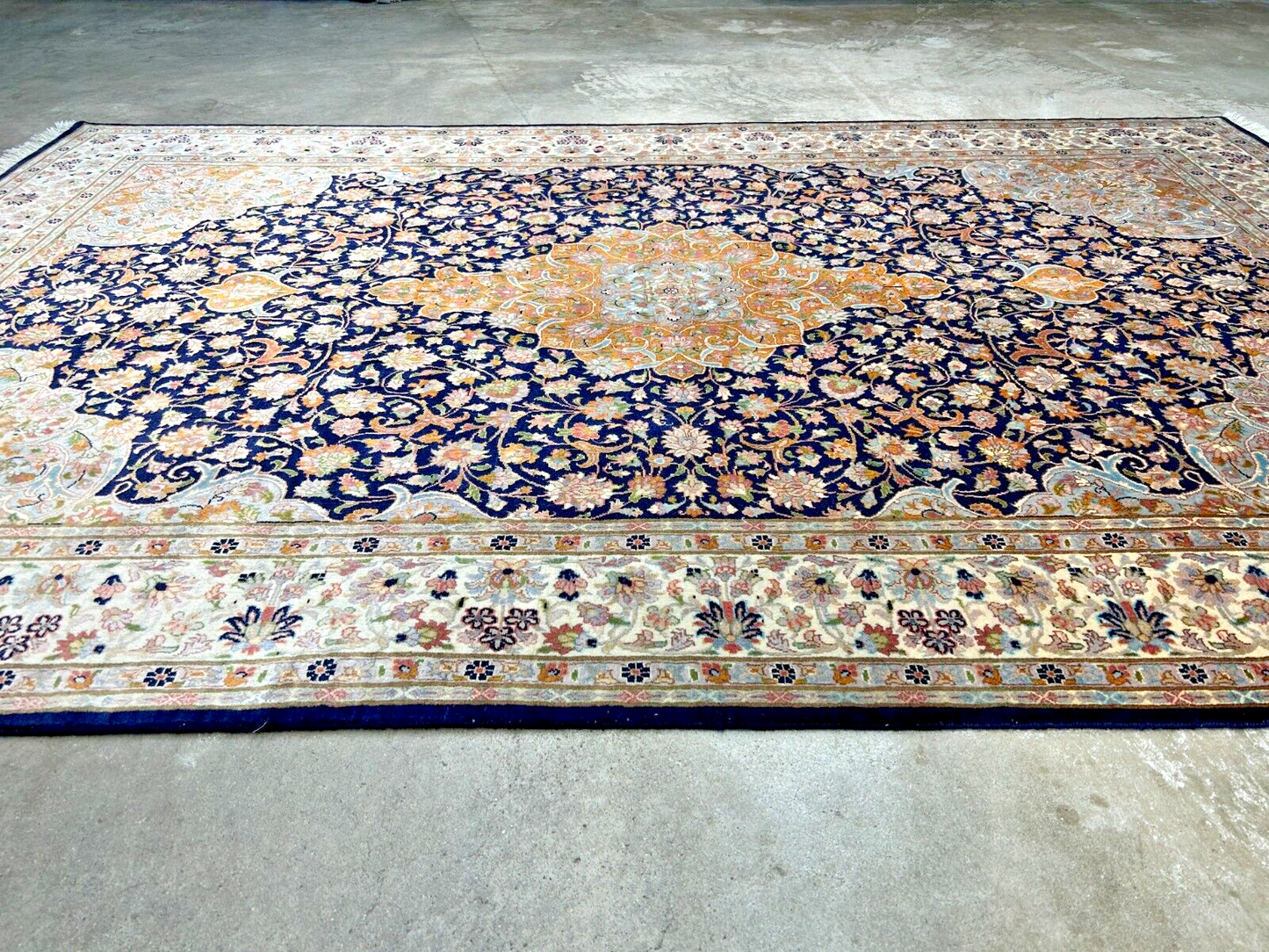 6'1"x9'4" Hand-Knotted 100% Wool Carpet - Pakpersian Kashane Area Rug