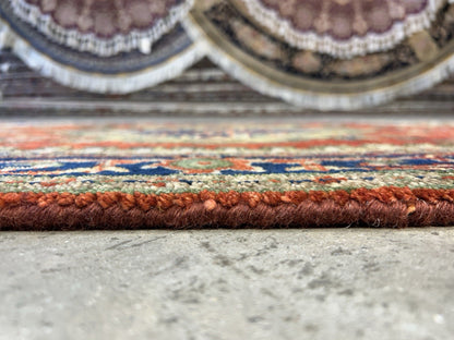 3'x5' Hand-Knotted 100% Wool Pile IndoSerapi Rug