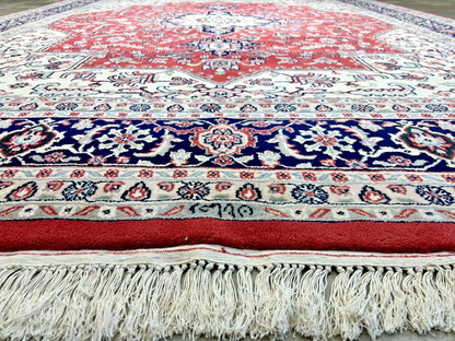 9' x 12' Hand-Knotted 100% Wool Carpet - Herize Design Area Rug