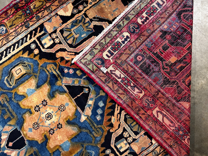 5'1" x 9'4" Hand-Knotted 100% Wool Carpet -  Hamadane Area Rug