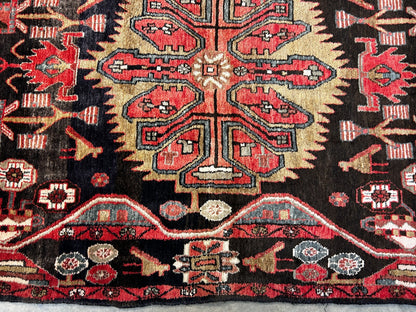 4'9" x 10'8" Hand-Knotted 100% Wool Pile Nahavande Area Rug - Carpet