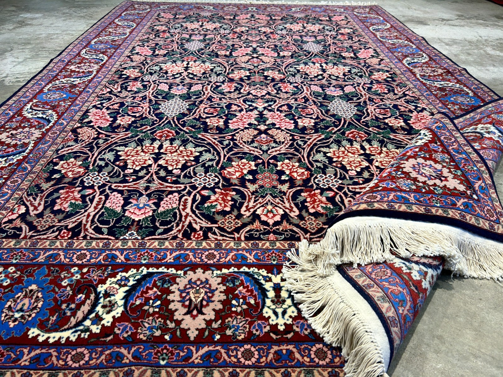 6'x9' Hand-Knotted 100% Wool Pile SinoPersian Carpet - Area Rug