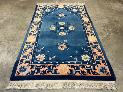 3'x5' Hand-Knotted 100% Wool Pile Oriental Area Rug - Carpet