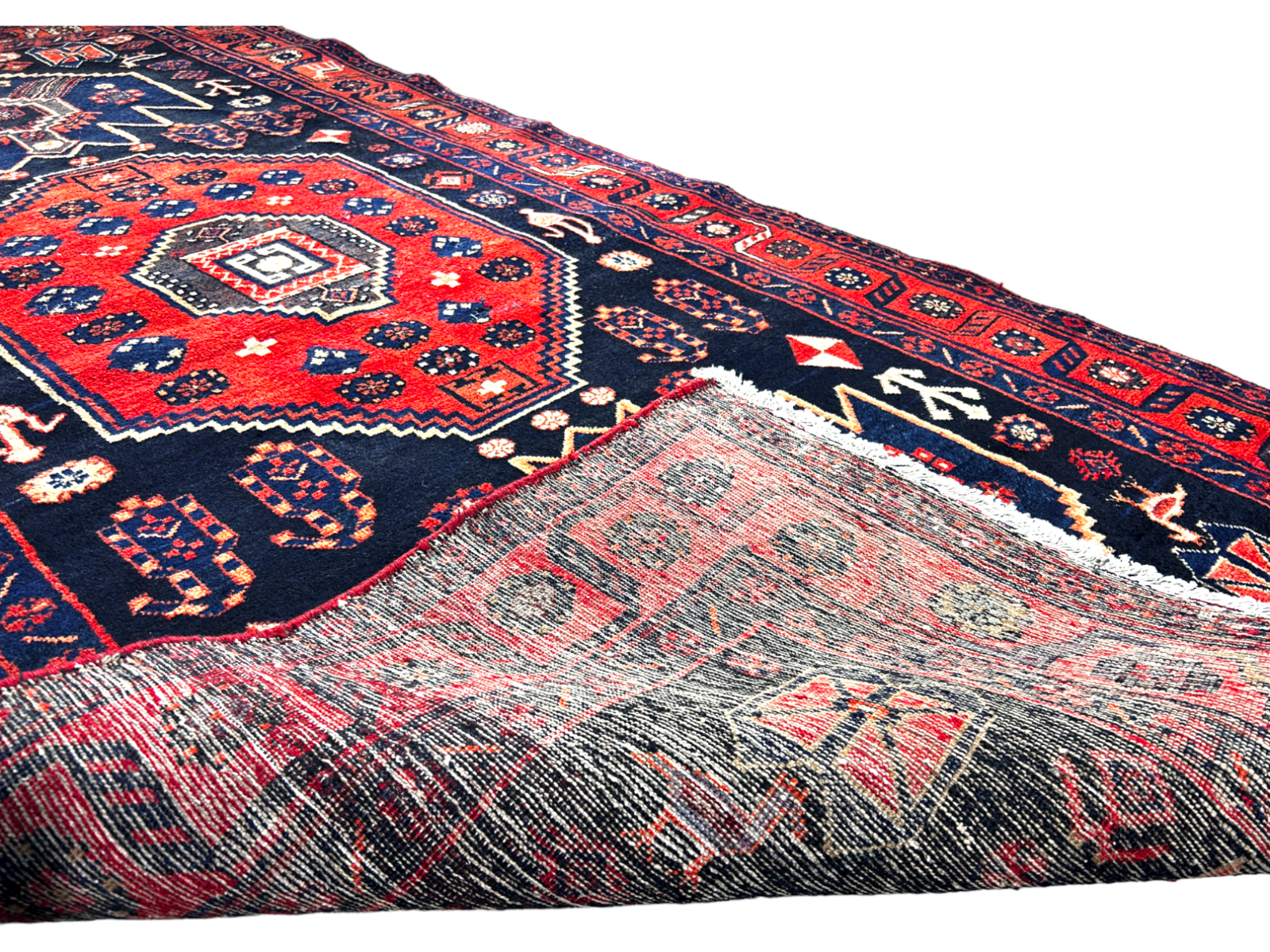 4'7" x 9'5" Hand-Knotted 100% Wool Carpet - Bidjare Area Rug