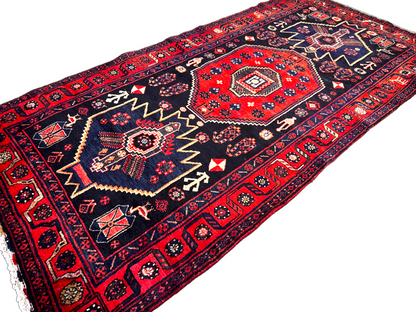 4'7" x 9'5" Hand-Knotted 100% Wool Carpet - Bidjare Area Rug