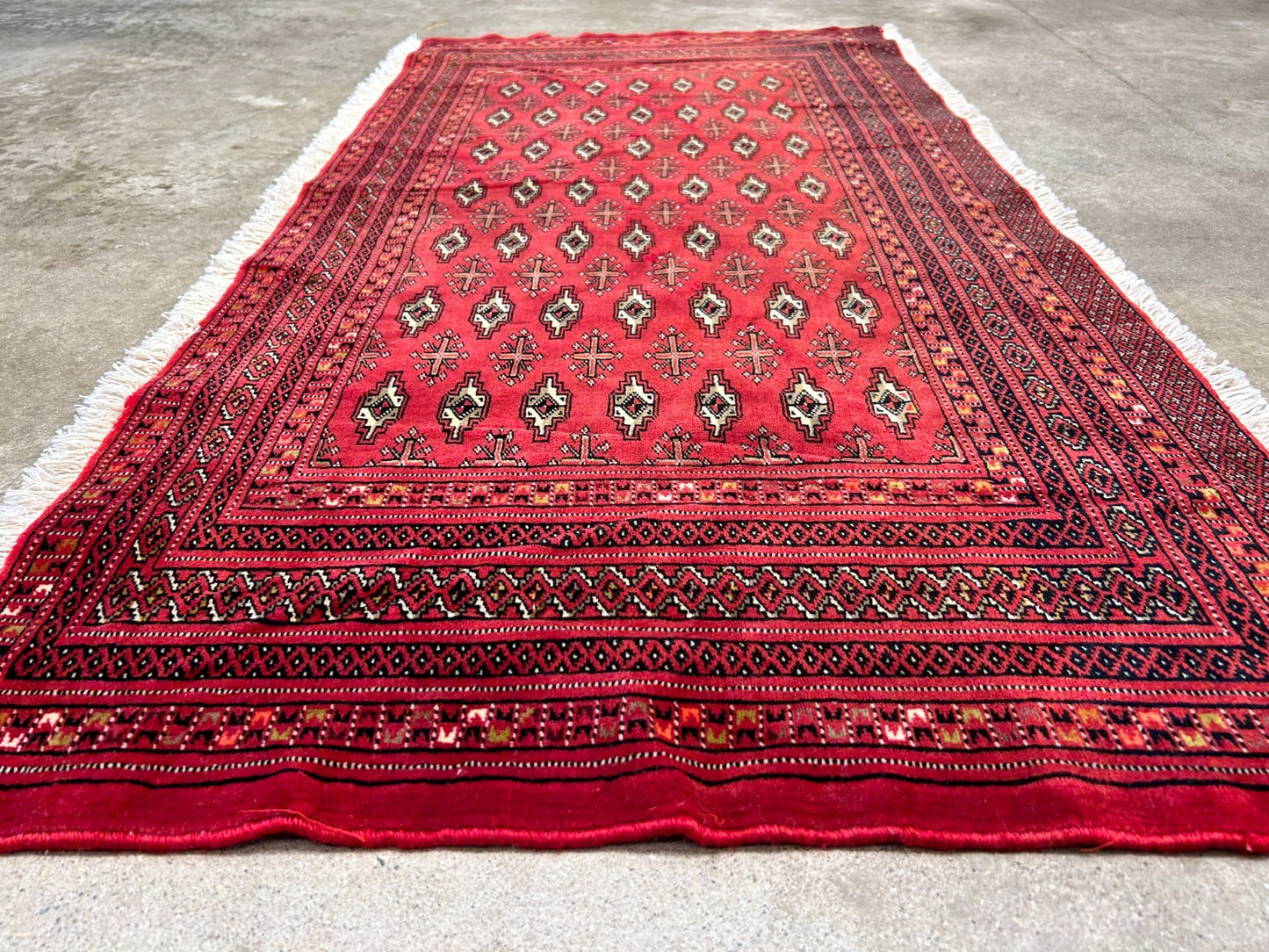 2'5"x4'9" Hand-Knotted 100% Wool Persiane Turkamane Area Rug