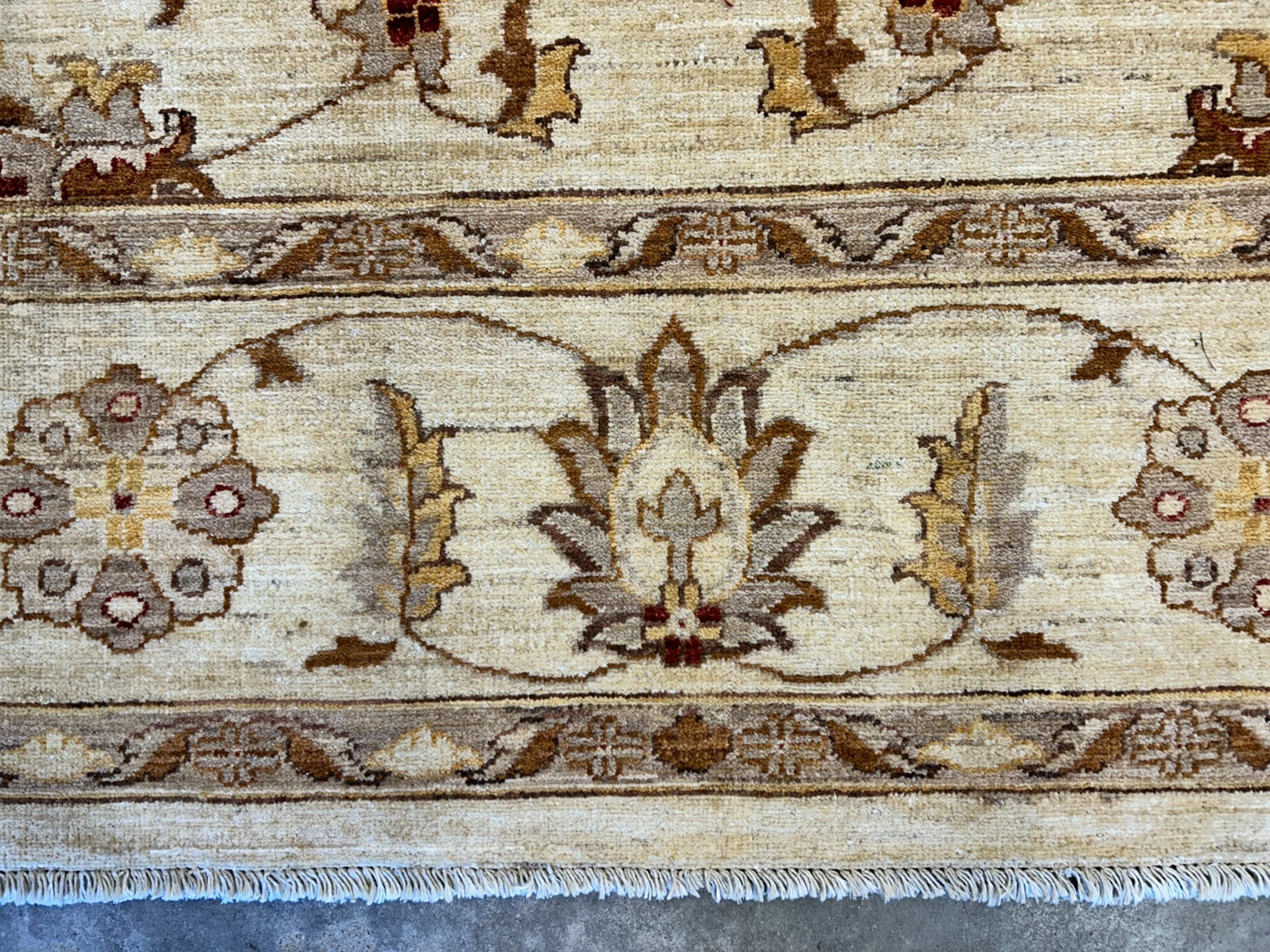 8'10"x12' Hand-Knotted 100% Wool Pile Oriental Rug