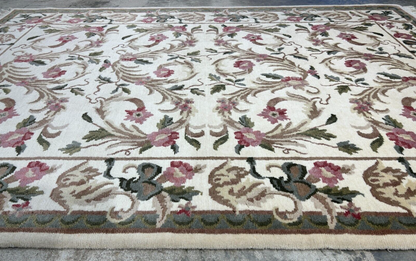 6'x9' Hand-Knotted 100% Wool Pile Art Deco Carpet - Area Rug