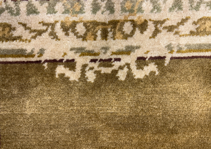 2'11"x5'1" Hand-Knotted 100% Wool Pile Oriental Area Rug - Carpet