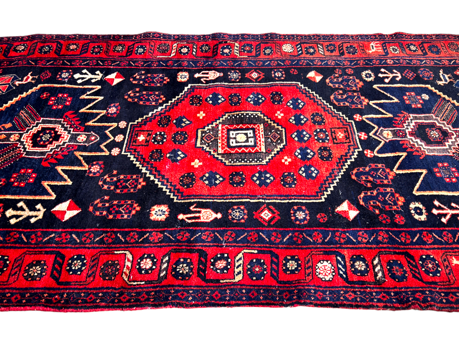 4'7" x 9'5" Hand-Knotted 100% Wool Carpet - Bidjare Area Rug