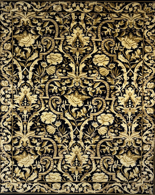 8’x10’ Hand-Knotted 100% Wool Pile Oriental Area Rug - Carpet